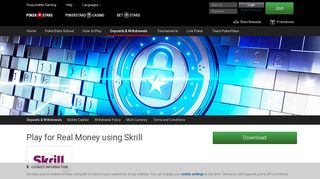 
                            7. Skrill Poker - Deposit and Withdraw - PokerStars