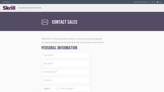 
                            4. Skrill | Sign up for a business account