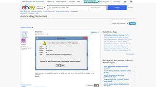 
                            2. Skriptfehler - eBay Community