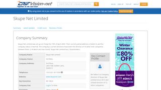 
                            4. Skupe Net Limited - Irish and UK Company Information - Vision-Net