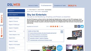 
                            9. Sky bei Entertain - Infos zum Sky Abo für Telekom Entertain Kunden
