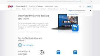 
                            8. Sky Go app - Sky Go Installer | Sky.com