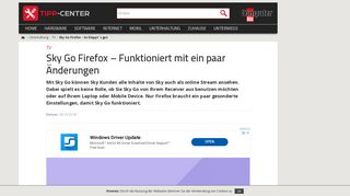 
                            2. Sky Go Firefox – So klappt`s gut | TippCenter