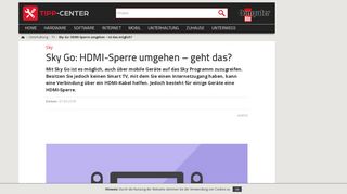 
                            4. Sky Go: HDMI-Sperre umgehen – ist das möglich? | TippCenter