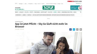 
                            11. Sky Go läuft nicht mehr im Browser - App jetzt auch auf ... - NRZ