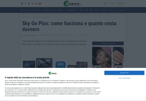 
                            7. Sky Go Plus: come funziona e quanto costa davvero - Money.it