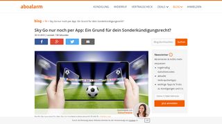 
                            10. Sky Go Sonderkündigungsrecht: Reicht die neue App für eine ...