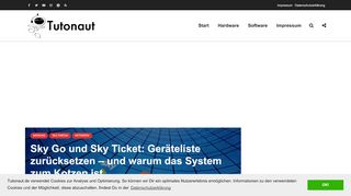 
                            9. Sky Go und Sky Ticket: Geräteliste zurücksetzen - und warum das ...