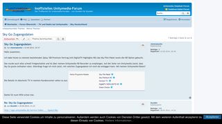 
                            7. Sky Go Zugangsdaten - Inoffizielles Unitymedia-Forum