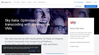 
                            8. Sky Italia Case Study | Google Cloud