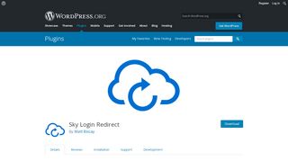 
                            12. Sky Login Redirect | WordPress.org