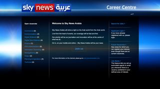 
                            12. Sky News Arabia - Welcome to Career Centre