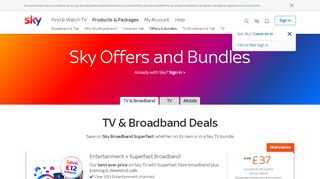 
                            7. Sky Offers & Deals - Deals for new and existing customers | Sky.com