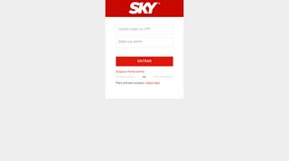 
                            6. SKY Online - Entrar