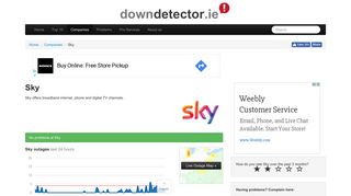 
                            7. Sky outage? Current problems and issues | Downdetector