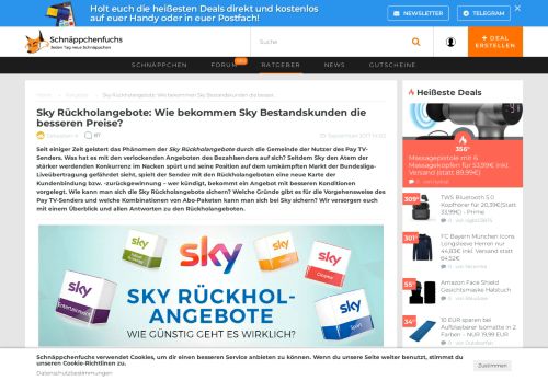 
                            10. Sky Rückholangebote - Wie bekommen Bestandskunden bessere ...