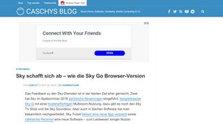 
                            13. Sky schafft sich ab – wie die Sky Go Browser-Version - Caschys Blog