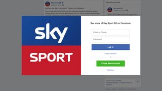 
                            5. Sky Sport DE - 6erPack von Sky – Anmelden, Tippen und... | Facebook