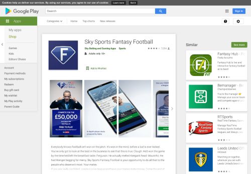 
                            5. Sky Sports Fantasy Football – Apps on Google Play