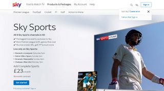 
                            4. Sky Sports Packages - Live Football, F1, Cricket, Rugby & More | Sky ...
