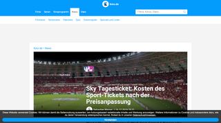 
                            11. Sky Tagesticket: Kosten & Infos zum Sport-Ticket für Bundesliga & Co ...