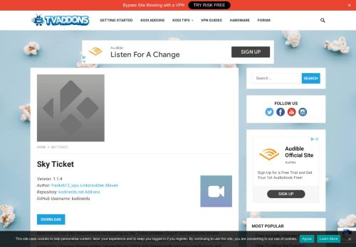 
                            2. Sky Ticket Addon for Kodi - TV Addons