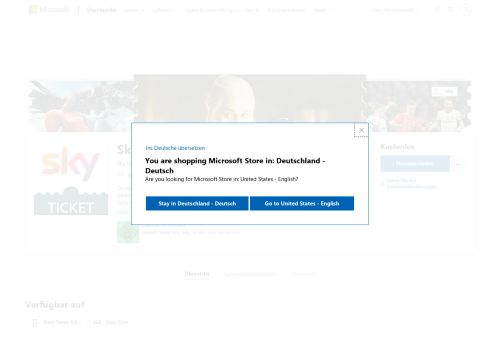 
                            9. Sky Ticket beziehen – Microsoft Store de-DE