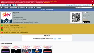 
                            10. Sky Ticket - iPad App - iTunes Deutschland | Chartoo