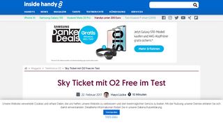 
                            12. Sky Ticket mit O2 Free: So gut klappen Livestreams auch ohne LTE