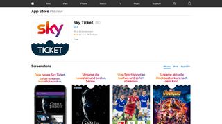 
                            11. Sky Ticket on the App Store - iTunes - Apple