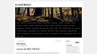 
                            8. SKY-TRACK | Lo Jack México