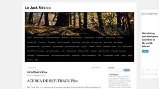 
                            11. SKY-TRACK Plus | Lo Jack México