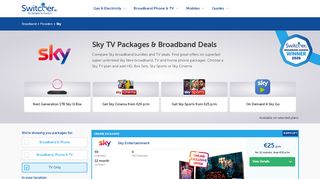 
                            7. Sky TV Deals and Packages - Switcher.ie