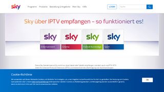 
                            9. Sky über IPTV: Sky digital empfangen - Anbieterübersicht