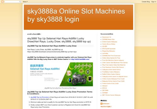 
                            8. sky3888a Online Slot Machines by sky3888 login: sky3888 ...