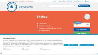 
                            5. Skybad: Erfahrungen, Bewertungen, Meinungen - Shopauskunft.de