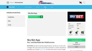 
                            7. SkyBet App für iphone (iOS) & Android: 02/19 - Wettmaxx.com