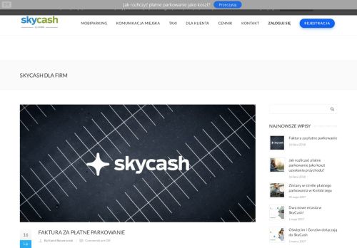 
                            10. SkyCash dla firm. Usługi SkyCash dla klientów biznesowych