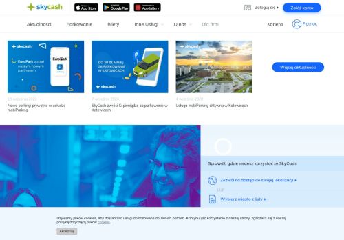 
                            6. Skycash: Płatności mobilne - bilety i parkowanie telefonem