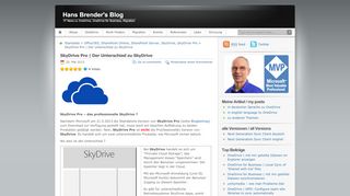 
                            6. SkyDrive Pro | Der Unterschied zu SkyDrive | Hans Brender's Blog