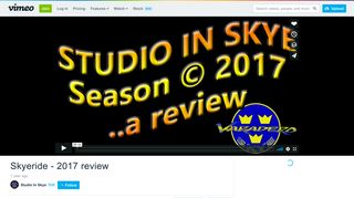 
                            11. Skyeride - 2017 review on Vimeo