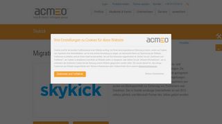 
                            2. Skykick Migrations- und Backupprodukte für Office 365 - Acmeo