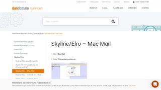 
                            3. Skyline/Elro – Mac Mail – DanDomain Support