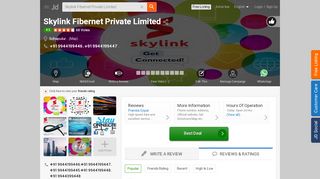 
                            8. Skylink Fibernet Pvt Ltd, Sidhapudur - Internet Service Providers in ...