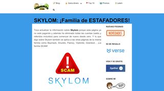 
                            9. SKYLOM: ¡Familia de ESTAFADORES! | TuDinerito.com