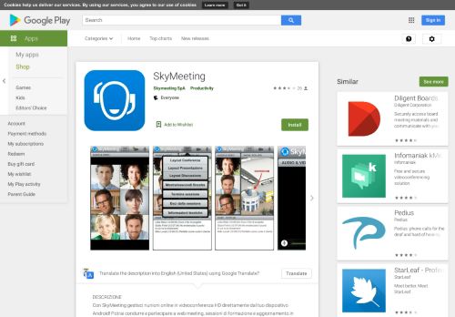 
                            8. SkyMeeting - App su Google Play
