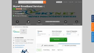 
                            9. Skynet Broadband Services - Internet Connection Providers in Tanuku ...