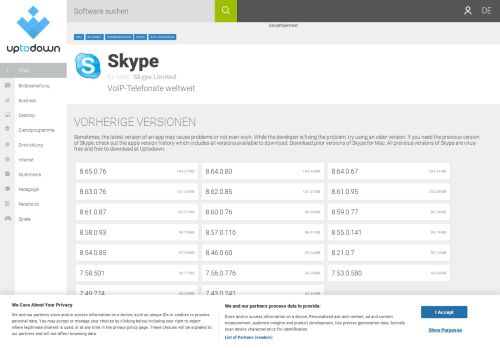 
                            2. Skype Alte Versionen - Mac