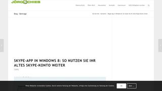 
                            6. Skype-App in Windows 8: So nutzen Sie Ihr altes Skype-Konto weiter ...