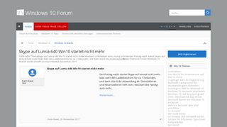 
                            10. Skype auf Lumia 640 Win10 startet nicht mehr - Windows 10 Forum